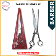 Barber Scissors 10 Inches (Sharpened) Basyada Carbon Steel Quality Gunting Asero Haircutting Shear