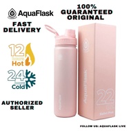 Aquaflask TUMBLER 22oz BALLET PINK ORIGINAL Mouth with Vacuum Insulated Drinking Water Aqua Flask