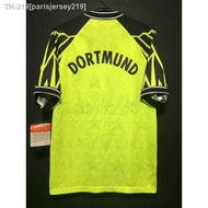 Football kit 1994 95 Retro jersey Vintage Dortmund yellow Mueller retro soccer jersey shirt S-XXL OH