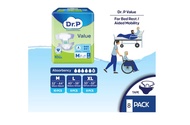 Dr. P Value Level 6 Adult Diaper M10/ L9/ XL8 (8 Pack 1box)( ready stock )