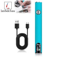 Adjustable Temperature 510 Thread Battery Cart Pen, Rechargeable 650mAh Cordless Soldering Pen with 