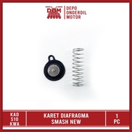 Smash NEW Diaphragm Rubber (KAWA) - SUZUKI SMASH/SHOGUN 125. Carburetor Membrane Vacuum Rubber Seal