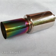 Knalpot Mobil Hks Silent Hi Power Pelangi Stainless Jazz Brio Avanza Zenia Corolla Dll