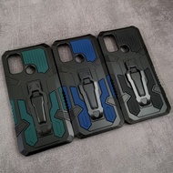 Realme 7i - C17 - Mecha Army Military Belt Clip Stand Armor Case