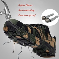 Men Safety Shoes Breathable Steel Toe Caps Protective