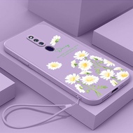 Casing OPPO A9 2020 oppo a5 2020 oppo F11 PRO OPPO F11 Small Daisy phone case Straight Edge Full Cover Lens Silicone Soft Shockproof New female phone case