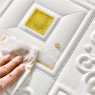 Barnik88 Modern 3D Foam Brick Embossed Wallpaper 70 x 70CM Brick Wallstiker 3D Foam Wall Wallpaper!