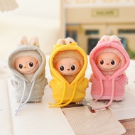 Labubu Four Generation Clothes New Hoodie Sweatshirt Set Bottom Secret Multi-Color Plush Doll Outfit