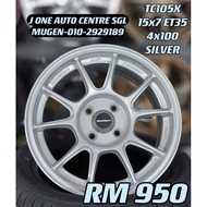 NEW RIM 15 TC105X for MYVI ALZA SAGA BLM VIOS HONDA HATCHBACK CITY JAZZ