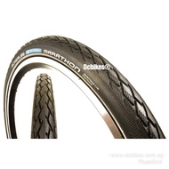 Schwalbe 20 X 1.5 Marathon Twinskin Folding Bike Wired Tyres Etrto: 40-406 (2 Tires) 