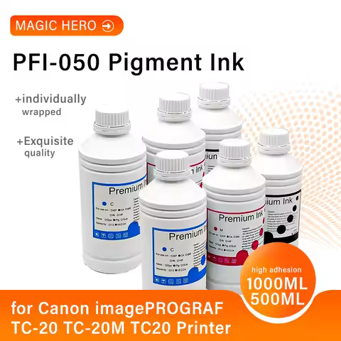 PFI-050 Pigment Ink For Canon imagePROGRAF TC20 TC-20 TC-20M printer PFI 050 pigment ink Printer