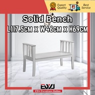 EWJ WOODED SORA BENCH CHAIR / STOOL / LONG STOOL / LONG CHAIR