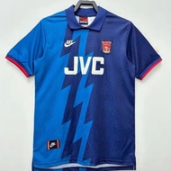 95-96 Arsenal Away Blue Jersey Arsenal Retro Football Jersey