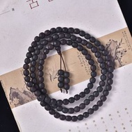 小葉降真香老型珠桶珠手串 老料軟油糖結沉水顆降真香佛珠手鏈（平行進口）（快遞送貨上門）