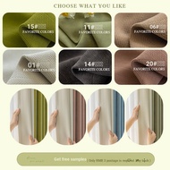 Tyk Thick Full Blackout Chenille Matcha Color Herringbone Pattern Curtain Bedroom Blackout 2024 Ligh