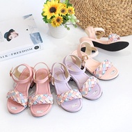 AMANDA - Girls' sandals with 3 cm heels - AULIA selipar budak perempuan sandal budak perempuan