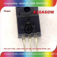 Transistor 10a 600v K10a60w To220 N-channel Mosfet 10a60w 10a60 10n60