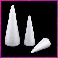 [Sharprepublic] Craft Foam Cones- 3Pcs Cone-Shaped Polystyrene Foam for Arts and Craft Use -