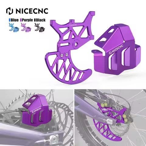 NICECNC For Surron Light Bee X S L1E Rear Brake Disc Guard Brake Caliper Guard Aluminum For Segway X