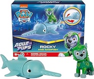 Paw Patrol, Aqua Pups Rocky and Sawfish Action Figures Set, Kids Toys for Ages 3 and up