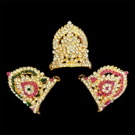 Crown Decorated With Diamonds Size 5.7 Cm.