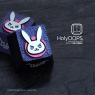 HolyOOPS Death DVA Mechanical Keyboard Keycap Unique Aluminum Alloy Metal Keycap Transparent Keycap 