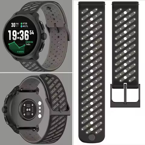 Two-tone Straps for SUUNTO Vertical 2/9peak Pro/5 PEAK/Ocean Smartwatch Bracelet Offical 1:1 Silicon