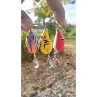 Compo of 3 cheap imitation rice including H1 pro 2,7cm cast lead 7g, f35 upgraded 3.5cm cast lead 8g