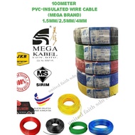 100 METER MEGA 1.5MM/2.5MM/4MM PVC-INSULATED CABLE