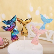 Ready stock mermaid tail cake topper cake deco toy ekor ikan
