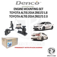 #DENCO#ENGINE MOUNTING SET TOYOTA ALTIS 2014 ZRE172 1.8/ZRE173 2.0