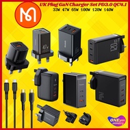 【1YrWarranty】Mcdodo Fast Charger GaN 33W 47W 65W 100W 120W GaN Quick Charge 4.0 USB C PD Portable Ch