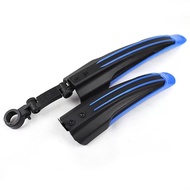 ZK20 2Pcs High Quality Soft Plastic Colourful Bicycle Fenders Mountain Bike Front Rear Mudguard Wings Bicycle Parts