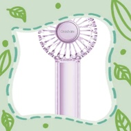 Orashare HF02T Mini Fan Ice Transparent Rechargeable Handheld Fan 3 Speed Strong Wind Portable Fan