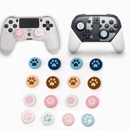 New PS5 Cat Paw Sakura Thumb Stick Grip Cap Joystick Cover For Sony Playstation Dualshock 4/3 PS4/PS3/Xbox 360/Switch Pro Controller
