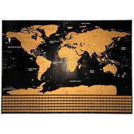 Poster Scratch Map World Map National Flag Wu Fang walpaper Wall Painting Papper