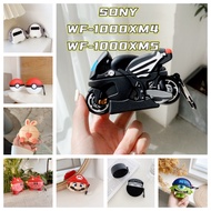 3D Cartoon Case For SONY WF-1000XM4 Soft Silicone Wireless Earphone Case For Sony WF 1000XM5 Shockproof Shell Protective Cover