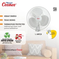 COSMOS 16-WFC WALL FAN - 16 inch, 3 Speeds, Even Wind
