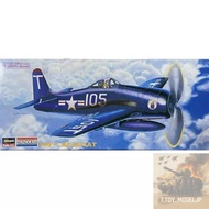 Hasegawa 1/72 F8F-1 Bearcat Fighter Aircraft Model Assembled World War