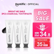 Dentific Bright Me Smile Charcoal Toothpaste To Whiten Teeth and Prevent Cavities Bundle (3 Pcs)