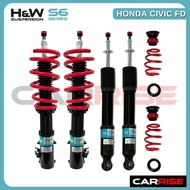 H&W Suspension S6 Series - Honda Civic FD