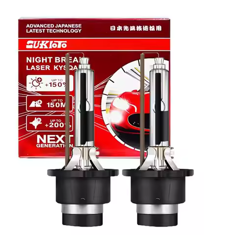 2PCS GENUINE JAPAN SUKIOTO DOT D2S 3000K XENON BULB MUGEN VISION D2R HID Xenon Bulb High Quality D4S