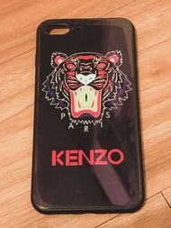 iPhone 7/8plus潮牌Kenzo 老虎頭玻璃手機殼