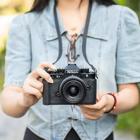 For nikon ZF ZFC Genuine Leather Camera case handwork Real Leather retro style Protective Case For n