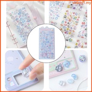 WIT Waterproof Cartoon 3D Stickers 3D Animal Sticker for Decorating Planner Pen Case
