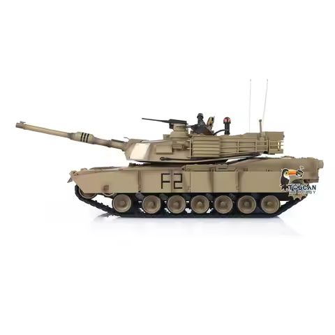 2.4Ghz Heng Long 1/16 Scale RC Tank 7.0 Plastic Model M1A2 Abrams 3918 Remote Control Tank Barrel Re