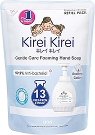 Kirei Kirei Gentle Care Foaming Hand Soap (Soothing Cotton) 400ml Refill, White