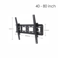 ABS Strong Tv Simple Construction Easy Installation Rotating Swing Rak TV Dinding TV Stand Rak TV Di