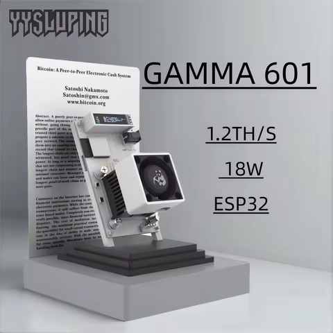 2026 Latest Bitaxe Gamma 601 1.5th/s 25W Open Source Bitcoin Miner With Power Supply