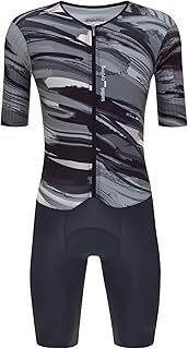 5S851YC3MADSSV2 Men's Cycling Aero Suit, Lightweight, Breathable, C3 Seat Pad, Thigh Grippers, Back 
